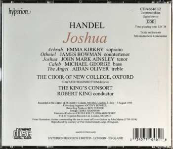 2CD Georg Friedrich Händel: Joshua 618757