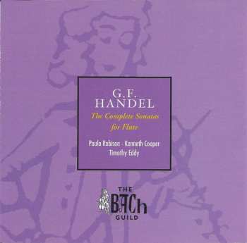 CD Georg Friedrich Händel: The Complete Sonatas For Flute 630916