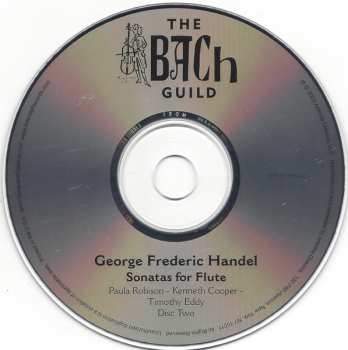 CD Georg Friedrich Händel: The Complete Sonatas For Flute 630916