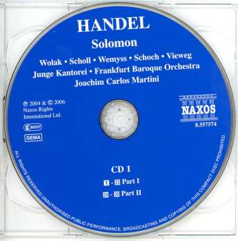 2CD Georg Friedrich Händel: Solomon 636467