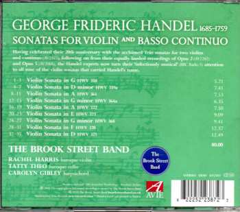 CD Georg Friedrich Händel: Sonatas For Violin And Basso Continuo 552073