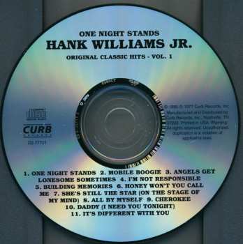 CD Hank Williams Jr.: One Night Stands 591907