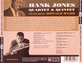 CD Hank Jones: Hank Jones Quartet & Quintet 612716