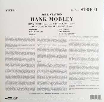 LP Hank Mobley: Soul Station CLR | LTD 634469