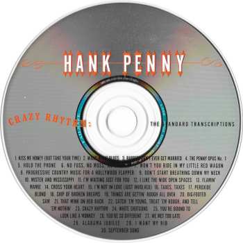 CD Hank Penny: Crazy Rhythm: The Standard Transcriptions 637857