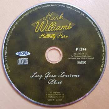 4CD Hank Williams: Hillbilly Hero 188671