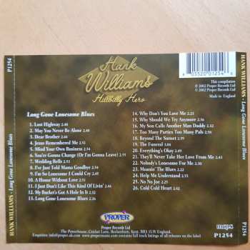 4CD Hank Williams: Hillbilly Hero 188671