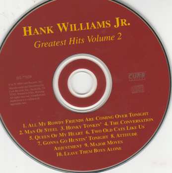 CD Hank Williams Jr.: Greatest Hits Volume 2 657121