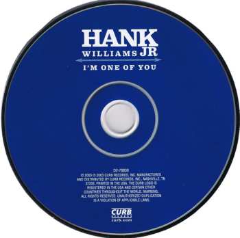 CD Hank Williams Jr.: I'm One Of You 638676