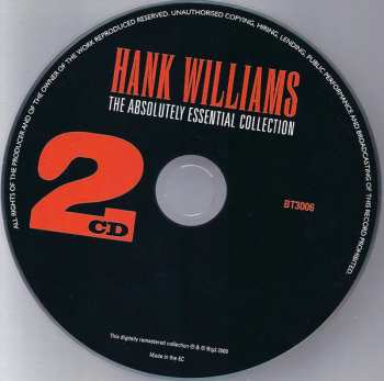 3CD Hank Williams: The Absolutely Essential Collection 95194