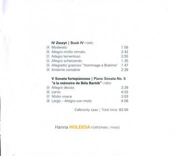 CD Hanna Holeksa: Tansman / Piano Music 599415