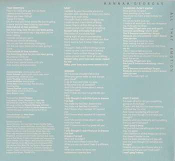 CD Hannah Georgas: All That Emotion 387613