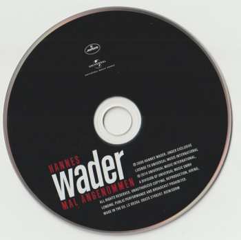 CD Hannes Wader: Mal Angenommen 649060