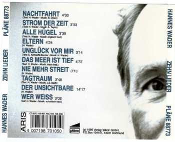 CD Hannes Wader: Zehn Lieder 649663