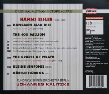 CD Johannes Kalitzke: Hangmen Also Die!, The 400 Million, The Grapes Of Wrath, Kleine Sinfonie, Hörfleissübung 321517