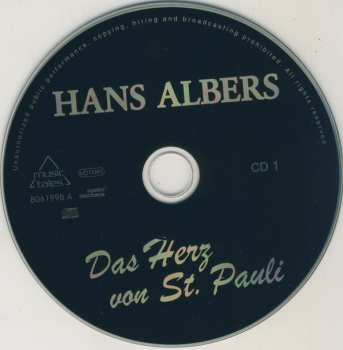 2CD Hans Albers: Das Herz Von St. Pauli 550953