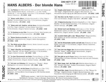 CD Hans Albers: Der Blonde Hans 485241