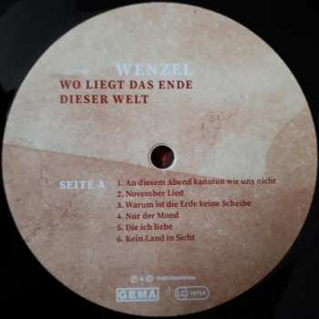 LP Hans-Eckardt Wenzel: Wo Liegt Das Ende Dieser Welt 58665