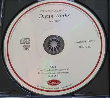 2CD Felix Mendelssohn-Bartholdy: Organ Works 126400