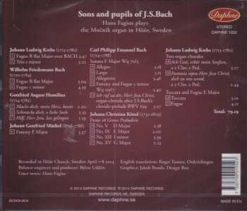 CD Hans Fagius: Sons And Pupils Of Johann Sebastian Bach 433786