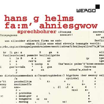 2CD Hans G. Helms: Fa:m'Ahniesgwow - Experimentelle Sprach-komposition 585931