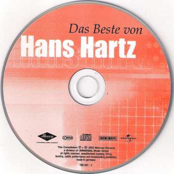 CD Hans Hartz: Das Beste Von Hans Hartz 122563