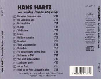 CD Hans Hartz: Die Weißen Tauben Sind Müde 556958