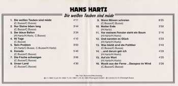 CD Hans Hartz: Die Weißen Tauben Sind Müde 556958