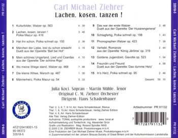 CD Hans Schadenbauer: Original C.M.Ziehrer Orchester, Carl Michael Ziehrer, Hans Schadenbauer ‎– Lachen, kosen, tanzen! 601001