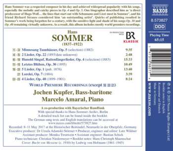 CD Hans Sommer: Lied Edition • 1 615170