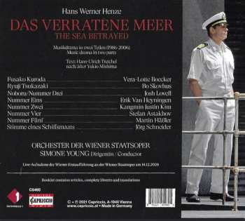 2CD Hans Werner Henze: Das Verratene Meer = The Sea Betrayed 600337