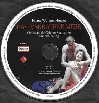 2CD Hans Werner Henze: Das Verratene Meer = The Sea Betrayed 600337