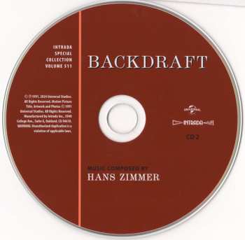 2CD Hans Zimmer: Backdraft (Expanded Original Music From The Motion Picture Soundtrack) 641562