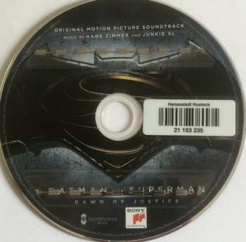 CD Hans Zimmer: Batman v Superman: Dawn Of Justice (Original Motion Picture Soundtrack) 3683