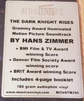 LP Hans Zimmer: The Dark Knight Rises (Original Motion Picture Soundtrack) 413076