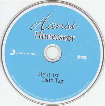 CD Hansi Hinterseer: Heut' Ist Dein Tag 15997