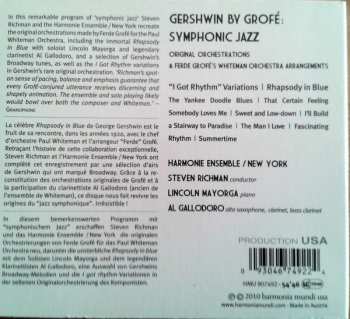 CD Steven Richman: Gershwin By Grofe:Symphonic Jazz 284485