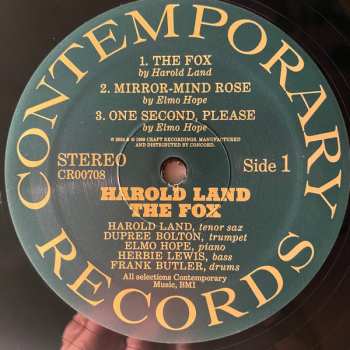 LP Harold Land Quintet: The Fox 545027