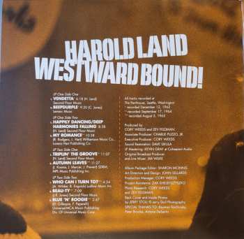 2LP Harold Land: Westward Bound! LTD | NUM | DLX 637471