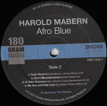 2LP Harold Mabern: Afro Blue 401074