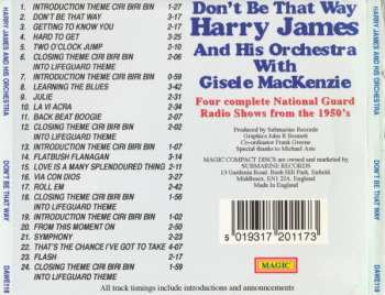 CD Harry James And His Orchestra: Don't Be That Way 545788