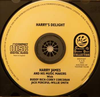 CD Harry James & His Music Makers: Harry's Delight 547110