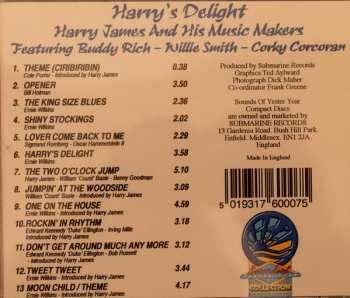 CD Harry James & His Music Makers: Harry's Delight 547110