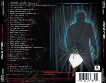 CD Harry Manfredini: Friday The 13th: Part 3 (The Ultimate Cut) (Music From The Motion Picture) 563257