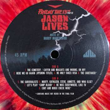 2LP Harry Manfredini: Friday The 13th Part VI: Jason Lives DLX | CLR 457068