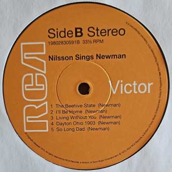 LP Harry Nilsson: Nilsson Sings Newman 635620