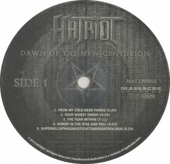 LP Hatriot: Dawn Of The New Centurion LTD | NUM 131024