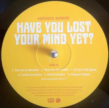 LP Fantastic Negrito: Have You Lost Your Mind Yet? 15494