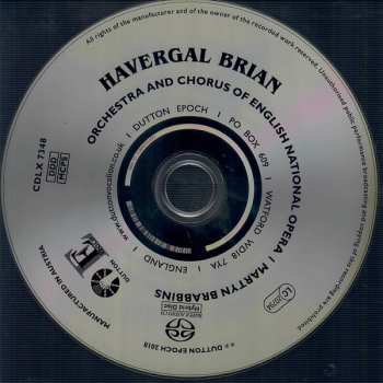 CD Havergal Brian: The Vivion Of Cleopatra / Fantastic Variations On An Old Rhyme / Two Choral Pieces / Overture: For Valour 557011