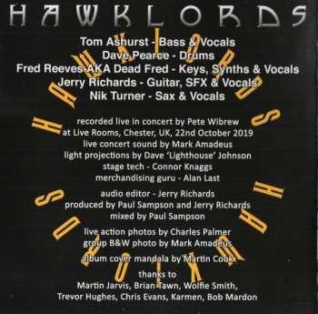 CD Hawklords: Alive In Concert 606681